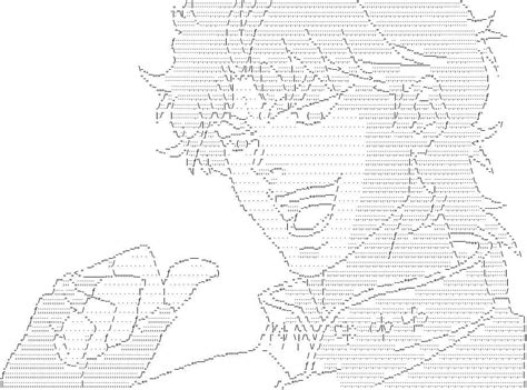 ASCII control characters. . Ascii art copy paste jojo